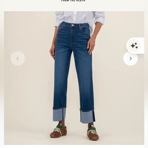 Kut from the kloth sienna cuffed jeans